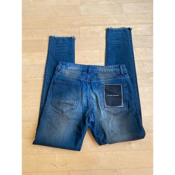 Six week Residency BNWOT "Desert Oasis" indigo skinny jeans button fly - Picture 7 of 8